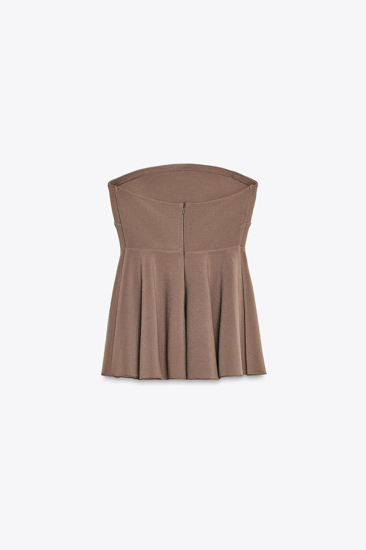 SARA - CONJUNTO TOP Y FALDA