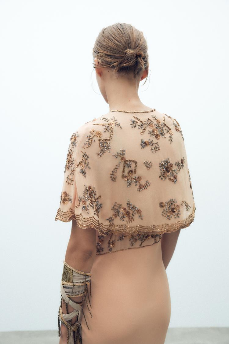 MILA - VESTIDO CON CAPA