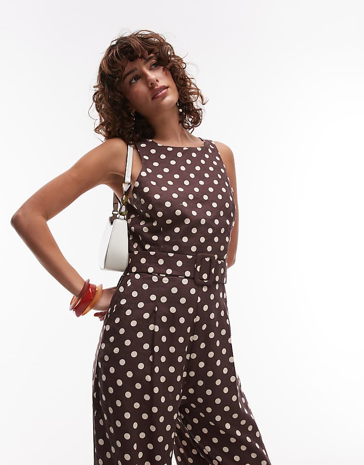 ISAURA - MONO CON ESTAMPADO DE LUNARES