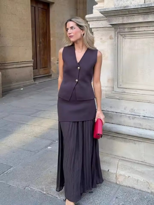 MAYA - CONJUNTO TOP Y FALDA