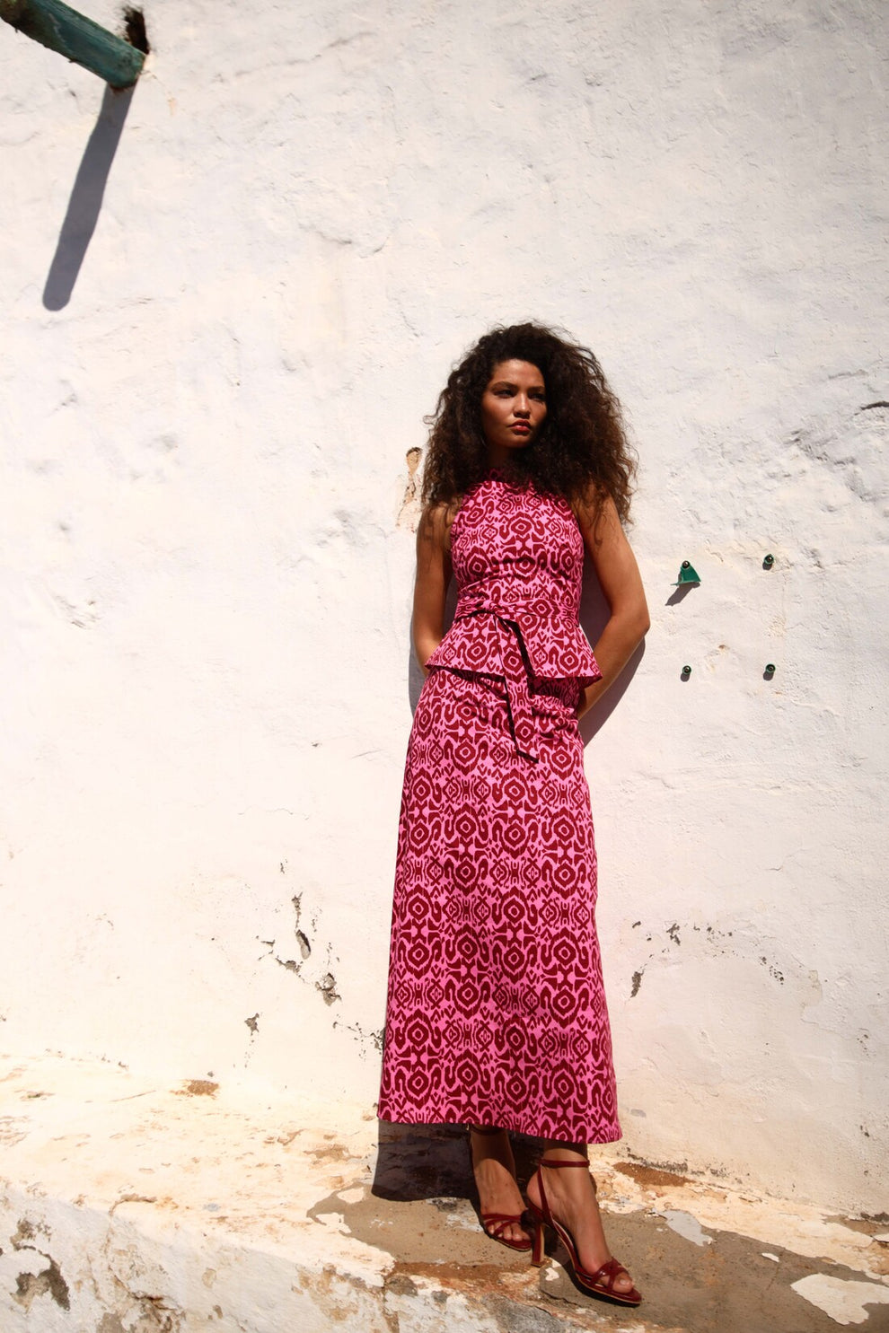 BASILISA - VESTIDO LARGO ESTAMPADO
