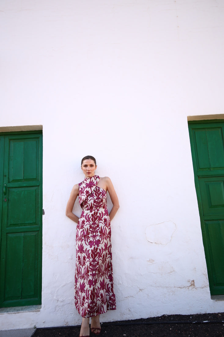 IRIS- VESTIDO CON ESTAMPADO FLORAL