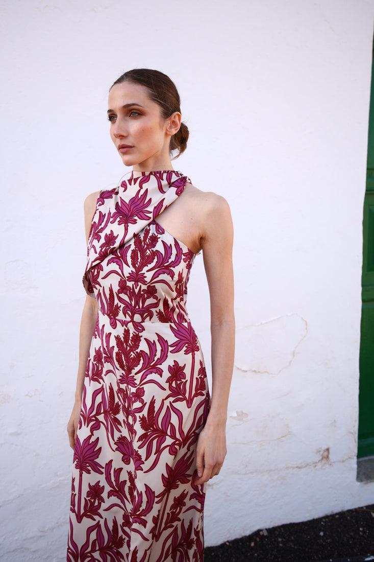 IRIS- VESTIDO CON ESTAMPADO FLORAL