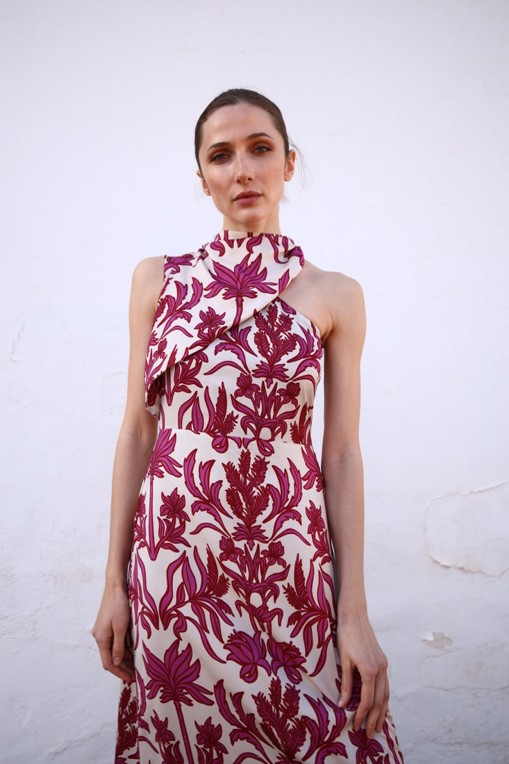 IRIS- VESTIDO CON ESTAMPADO FLORAL