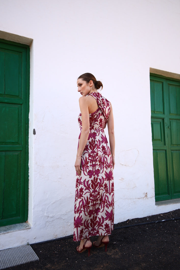 IRIS- VESTIDO CON ESTAMPADO FLORAL