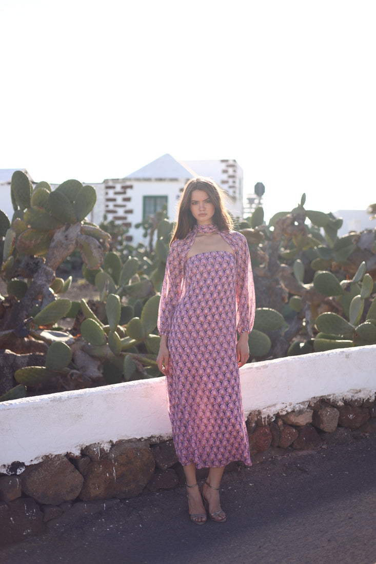 SEDNA - VESTIDO CON MANGAS DESMONTABLES