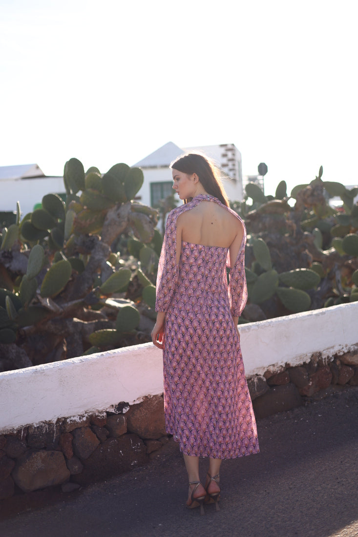 SEDNA - VESTIDO CON MANGAS DESMONTABLES
