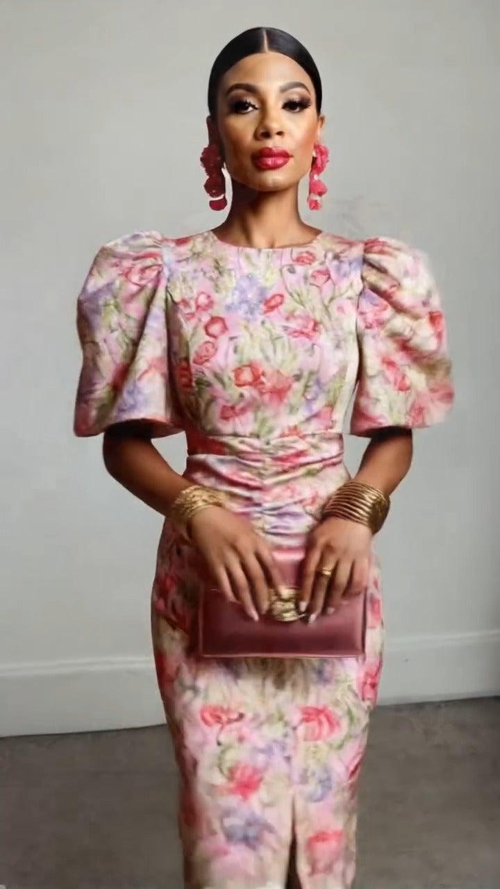 TINA - VESTIDO CON ESTAMPADO FLORAL