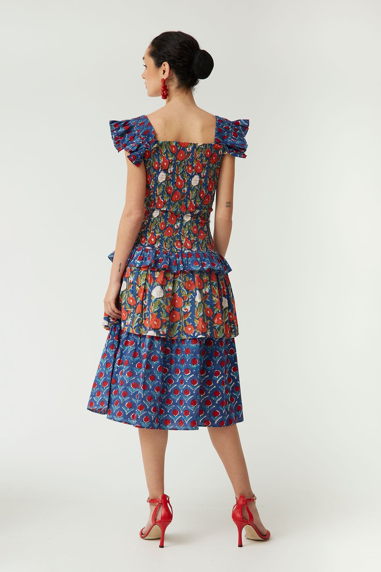GEMMA - VESTIDO MIDI FLORAL