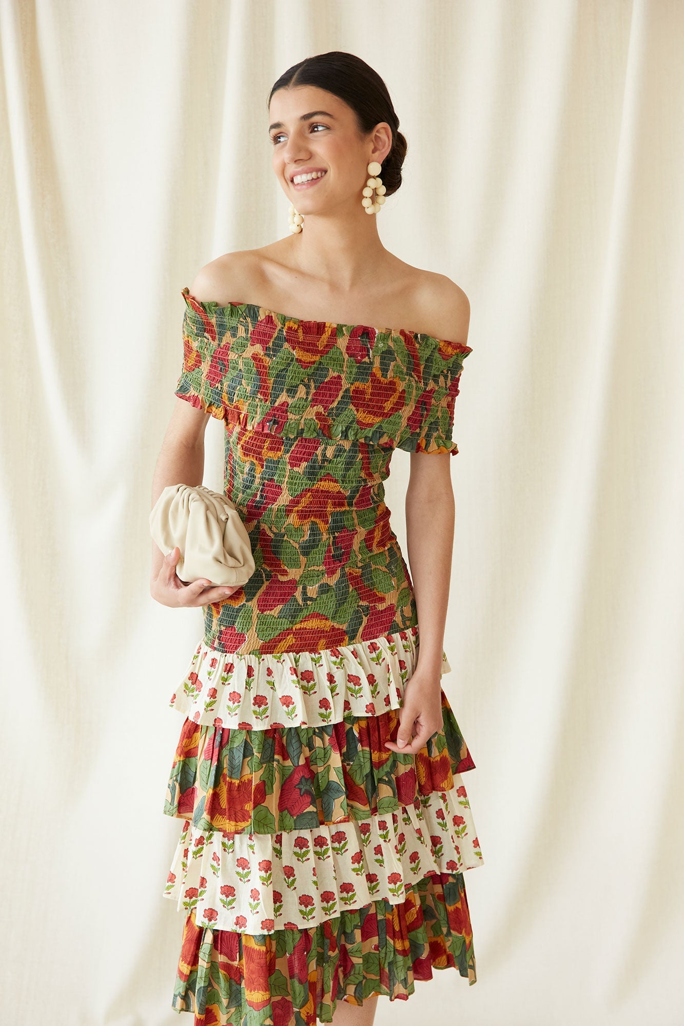 GEMMA - VESTIDO MIDI FLORAL