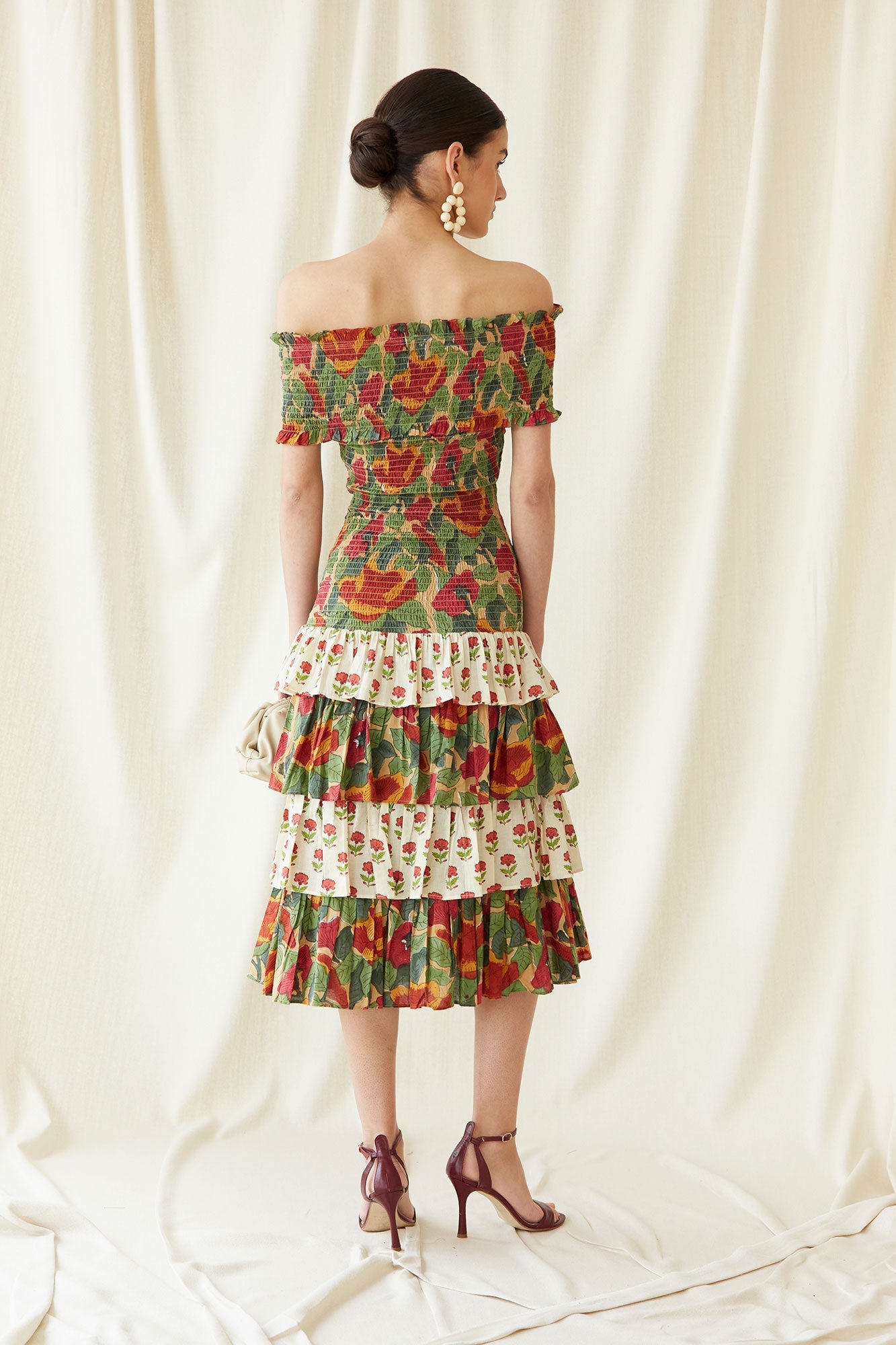 GEMMA - VESTIDO MIDI FLORAL
