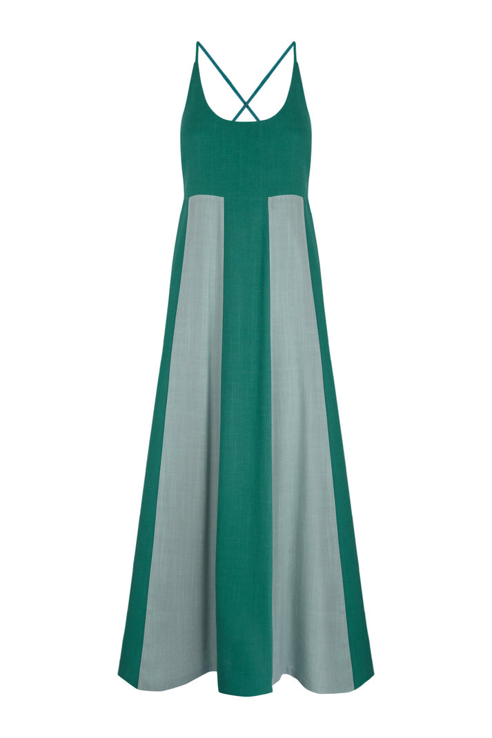 CELESTINA - VESTIDO LARGO DE TIRANTES