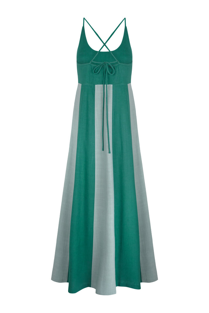 CELESTINA - VESTIDO LARGO DE TIRANTES