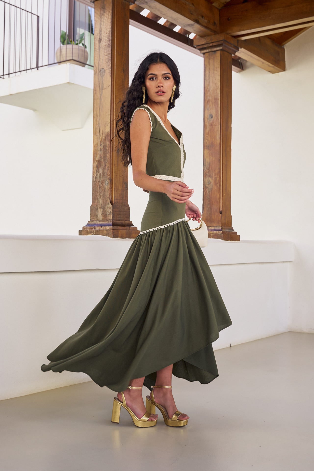 EUSEBIA - CONJUNTO TOP Y FALDA