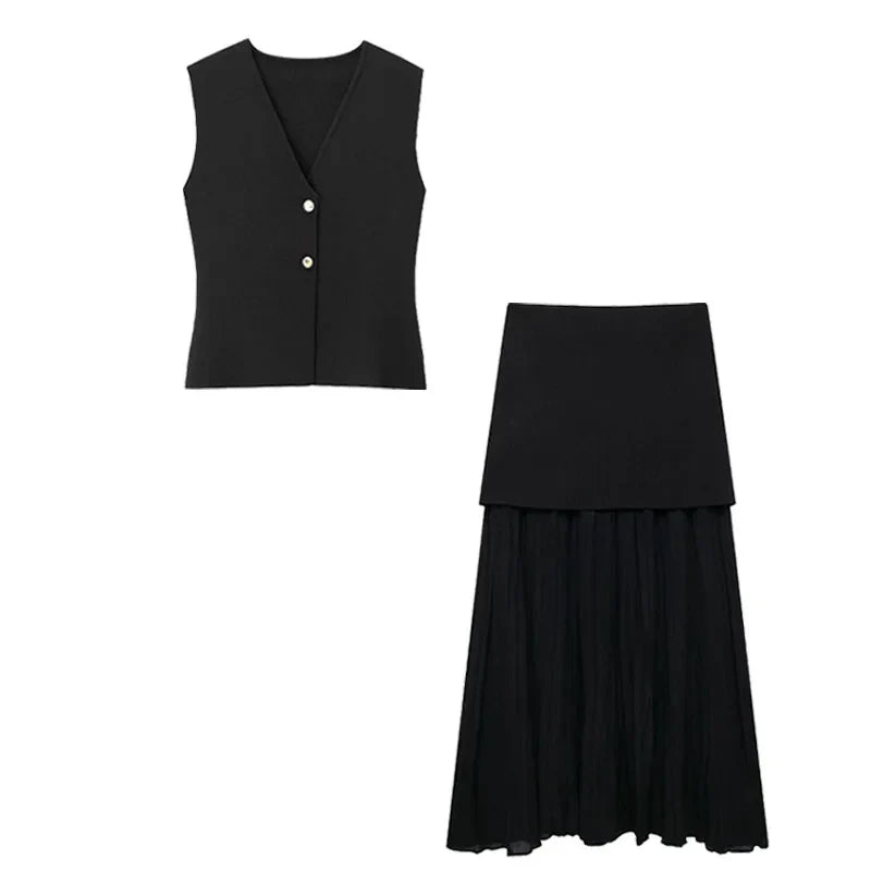 MAYA - CONJUNTO TOP Y FALDA