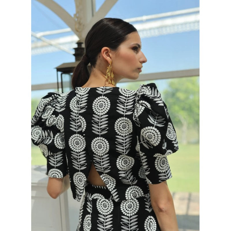 FILOMENA - CONJUNTO TOP Y FALDA