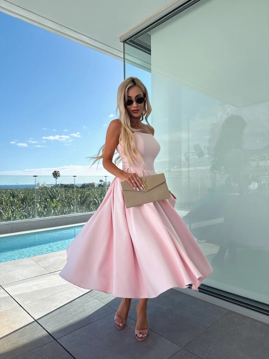 ROSEMARIE - VESTIDO SIN TIRANTES
