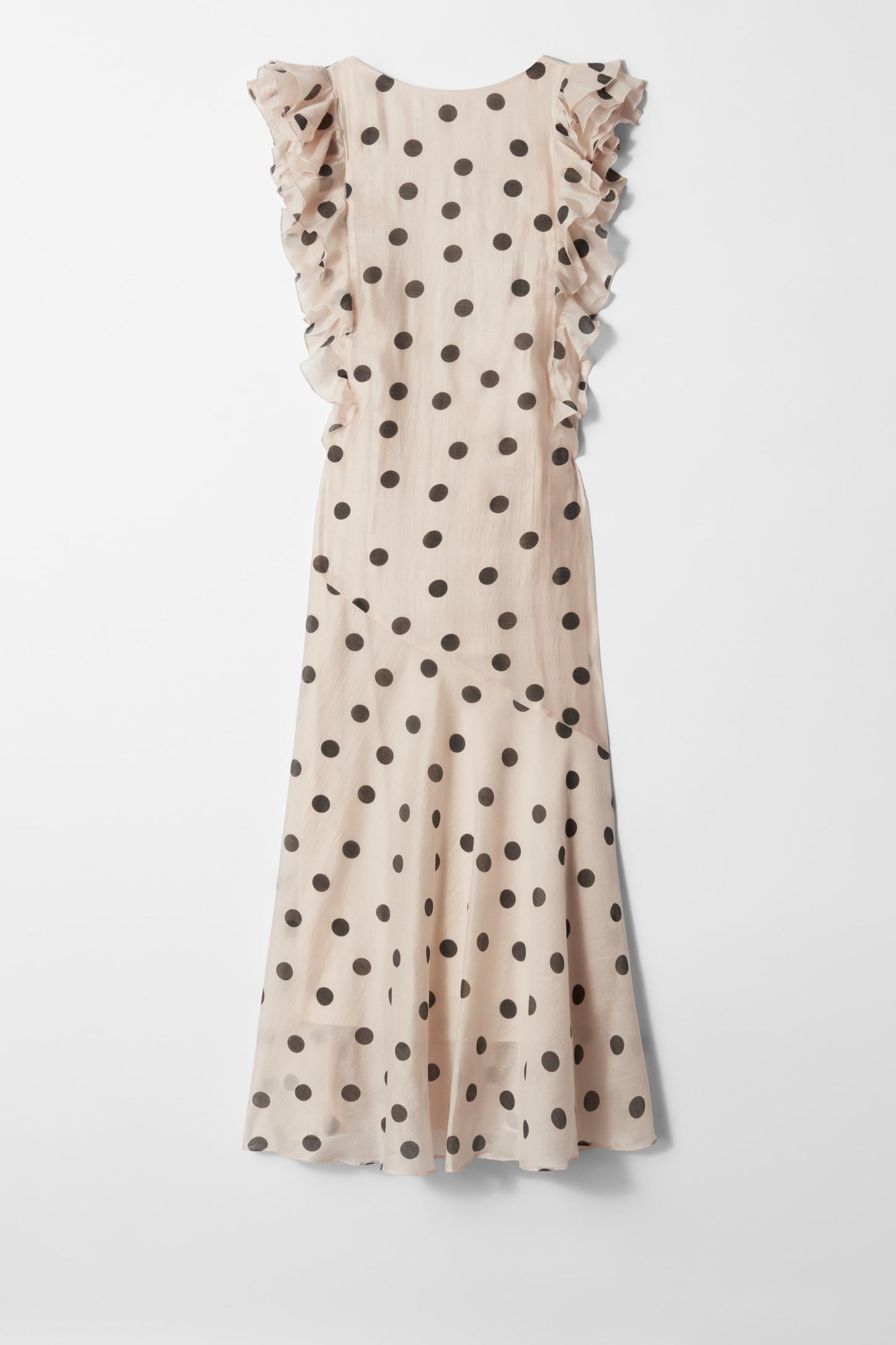 LUCIANA - VESTIDO ELEGANTE CON VOLANTES