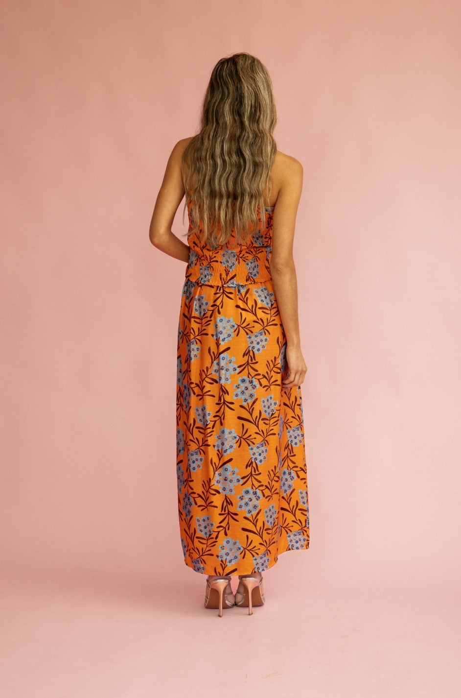 EUGENIA - CONJUNTO ESTAMPADO DE TOP Y FALDA