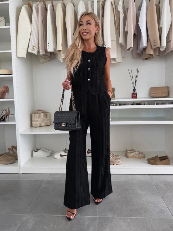FELICIA - CONJUNTO CHALECO Y PANTALON