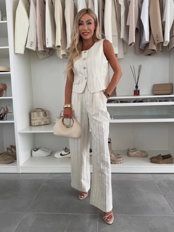 FELICIA - CONJUNTO CHALECO Y PANTALON