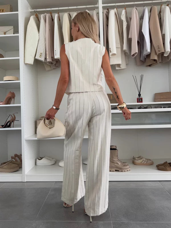 FELICIA - CONJUNTO CHALECO Y PANTALON