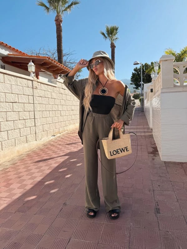 ERICA - CONJUNTO DE CAMISA Y PANTALÓN