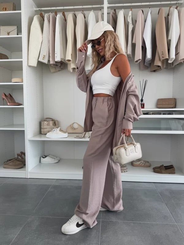 ERICA - CONJUNTO DE CAMISA Y PANTALÓN