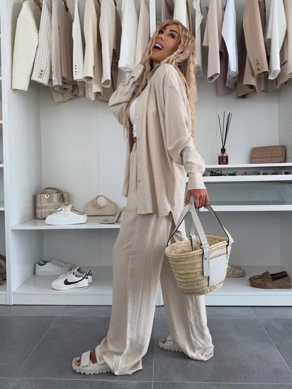ERICA - CONJUNTO DE CAMISA Y PANTALÓN