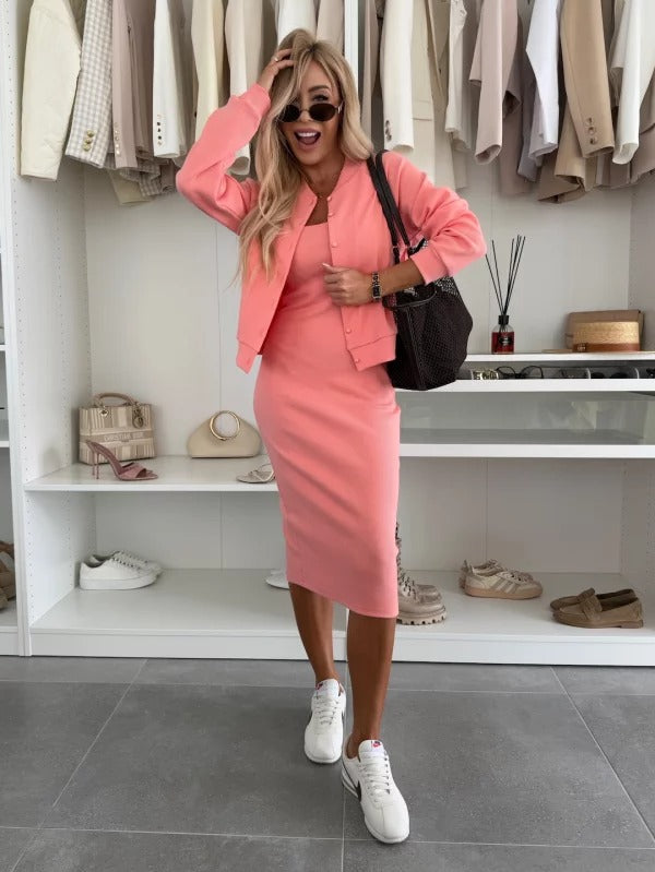 DALILA - CONJUNTO VESTIDO Y SUDADERA