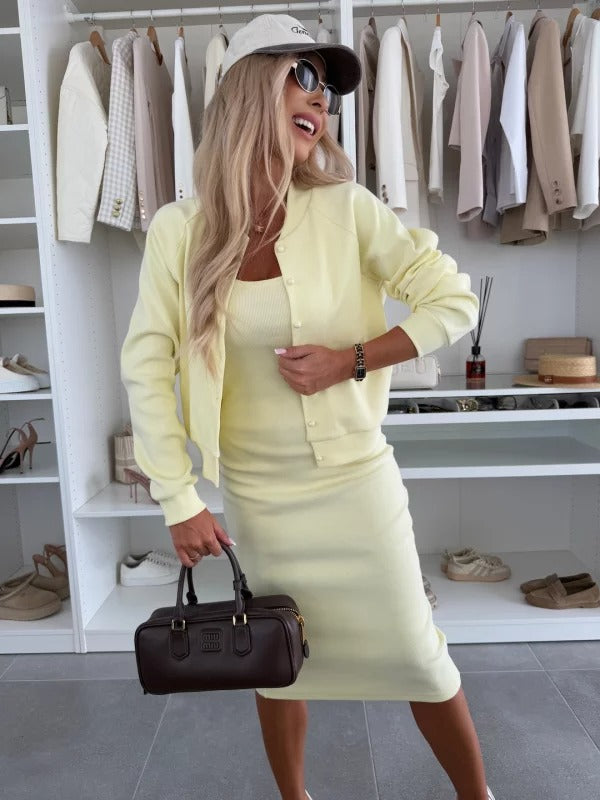 DALILA - CONJUNTO VESTIDO Y SUDADERA