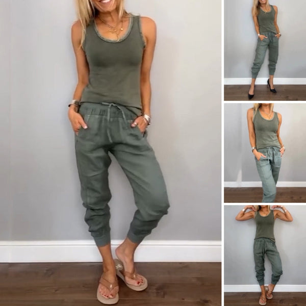 EMILIA - CONJUNTO TOP Y PANTALÓN
