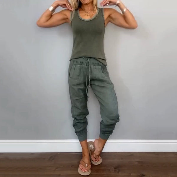 EMILIA - CONJUNTO TOP Y PANTALÓN