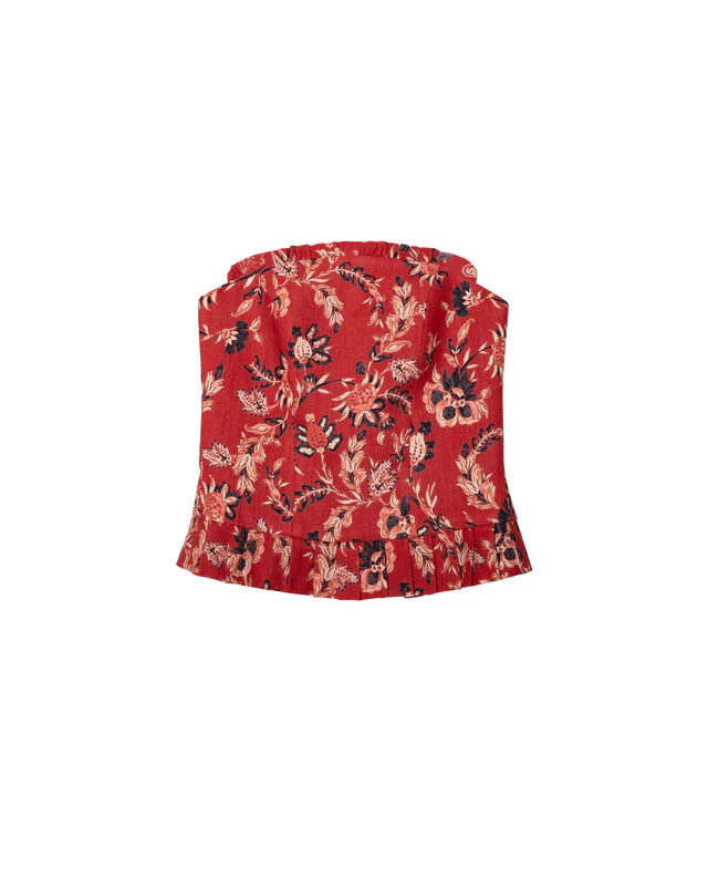 MAYTE - CONJUNTO ESTAMPADO DE TOP Y FALDA