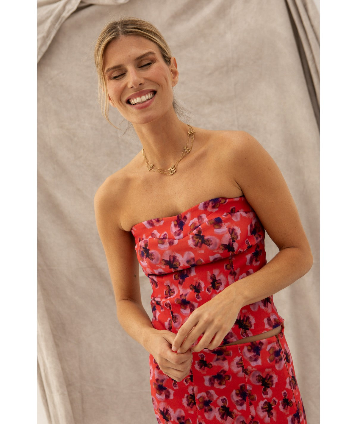 ANTONIA - CONJUNTO TOP Y FALDA