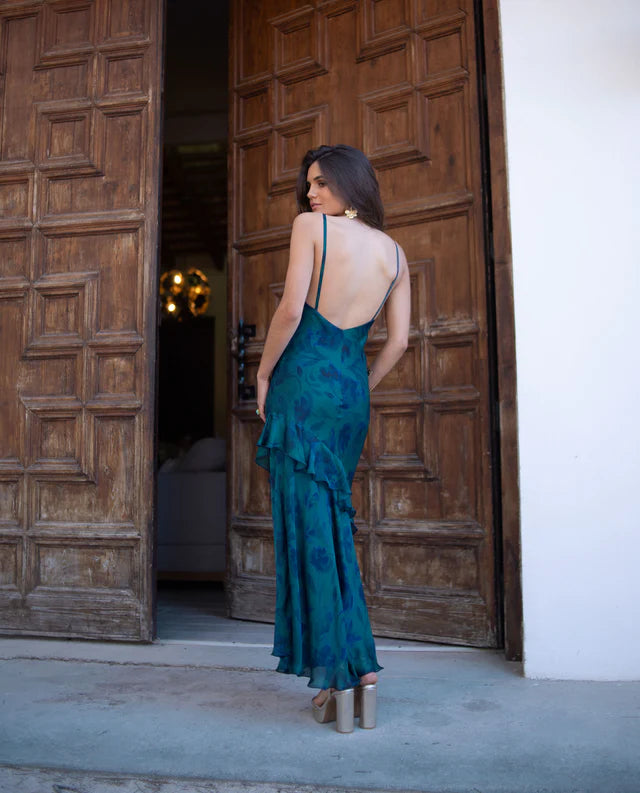 JUDITH - VESTIDO MIDI LENCERO