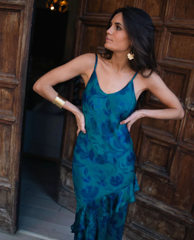 JUDITH - VESTIDO MIDI LENCERO