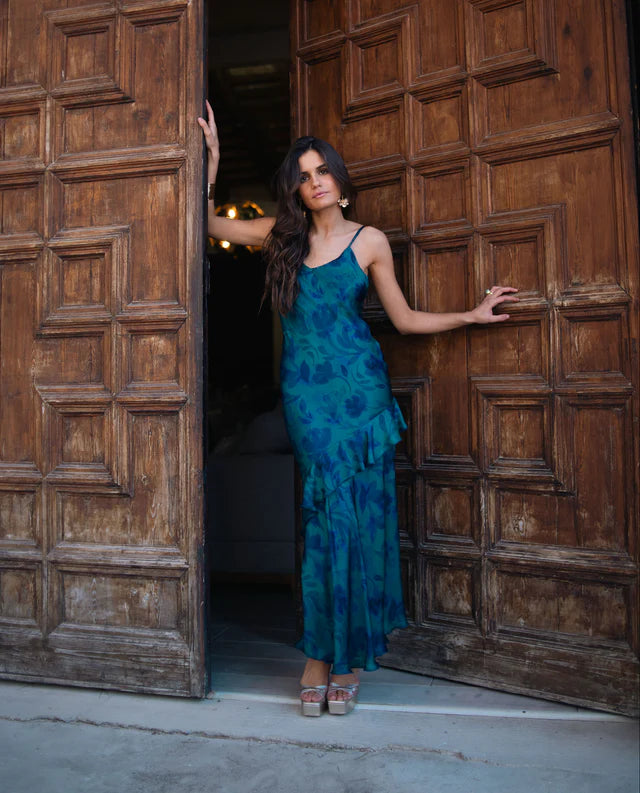 JUDITH - VESTIDO MIDI LENCERO