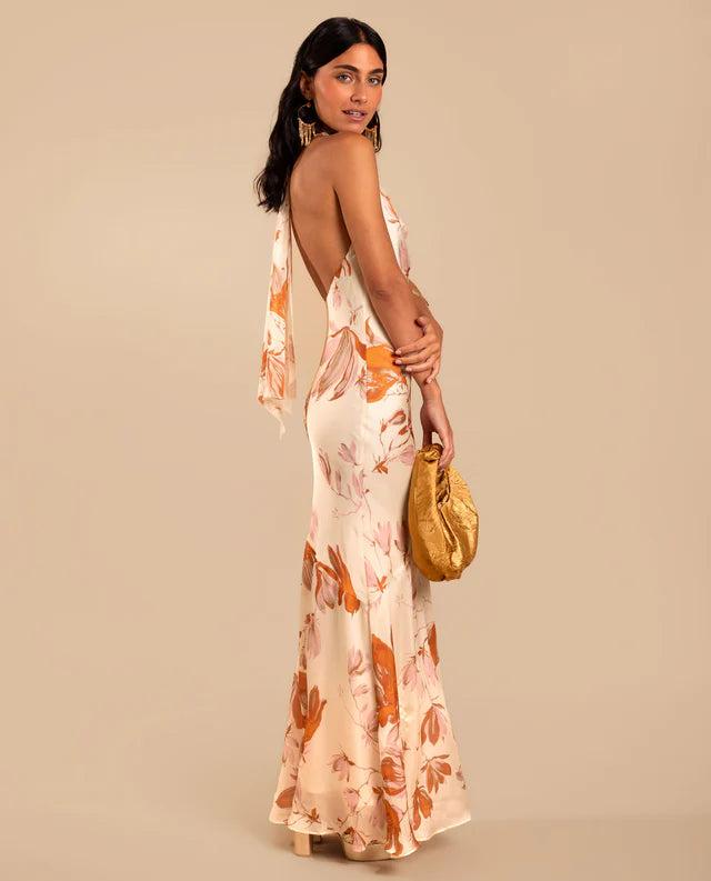 SELMA - VESTIDO LARGO ESTAMPADO