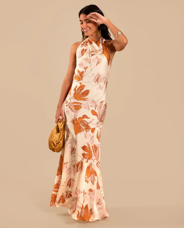 SELMA - VESTIDO LARGO ESTAMPADO