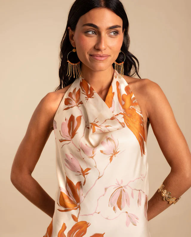 SELMA - VESTIDO LARGO ESTAMPADO