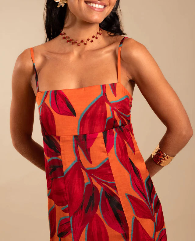SABINA - VESTIDO LARGO ESTAMPADO