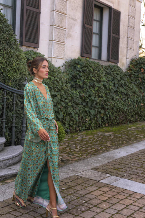YASMÍN - VESTIDO LARGO DE FIESTA