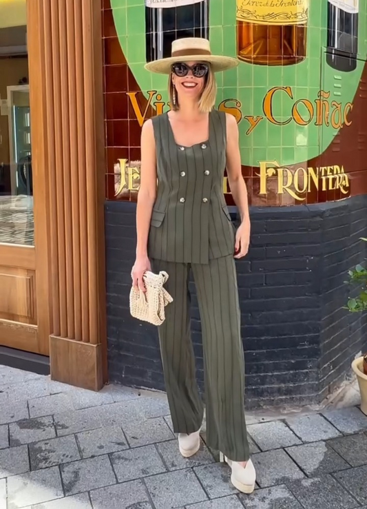 BRAULIA - CONJUNTO TOP Y PANTALÓN