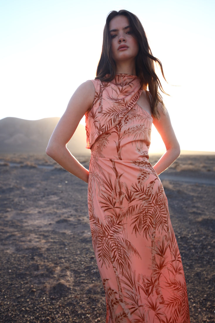 IRIS- VESTIDO CON ESTAMPADO FLORAL