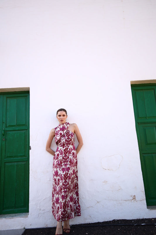IRIS- VESTIDO CON ESTAMPADO FLORAL