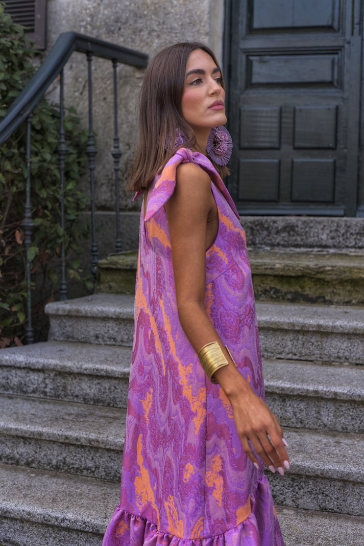 AIDA - VESTIDO LARGO ESTAMPADO