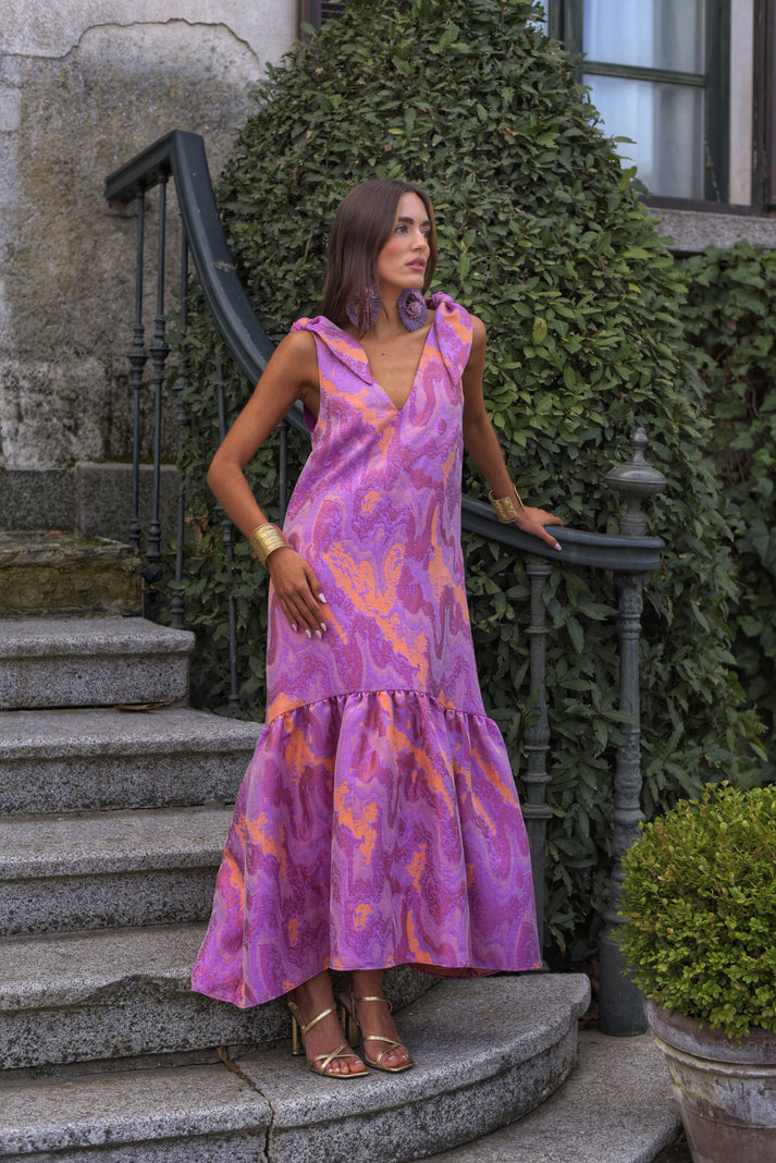 AIDA - VESTIDO LARGO ESTAMPADO