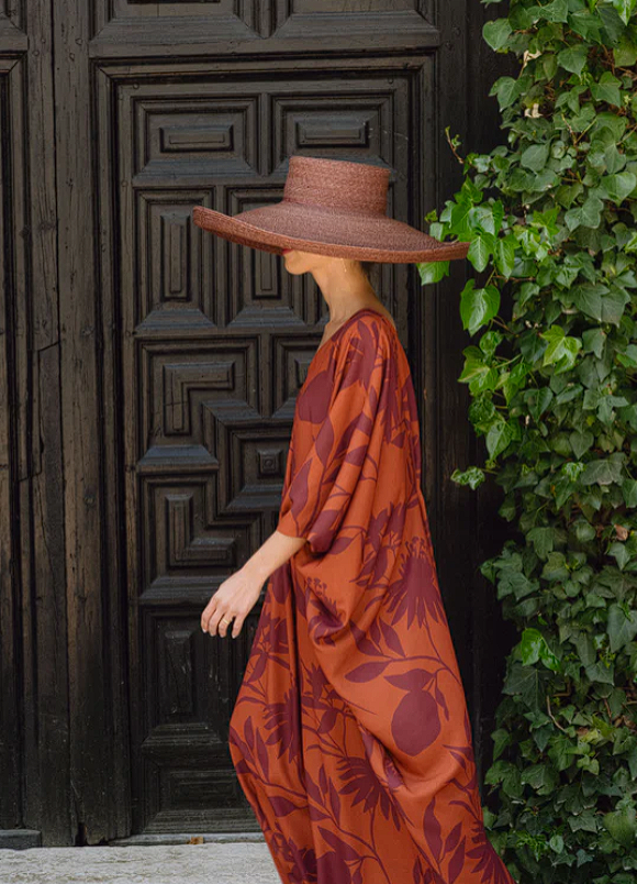 AGAPITA - VESTIDO CAFTÁN ESTAMPADO