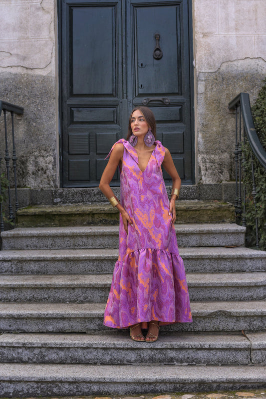 AIDA - VESTIDO LARGO ESTAMPADO